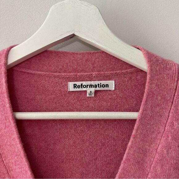 Reformation Val Regenerative Wool Cardigan - Picture 5 of 9